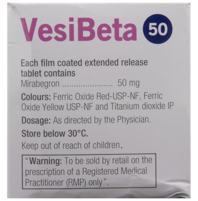 VesiBeta 50 Tablet ER