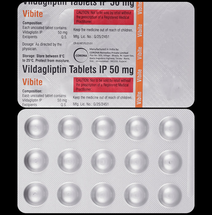 Vibite 50mg Tablet - Classic Derma