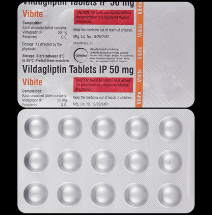 Vibite 50mg Tablet - Classic Derma