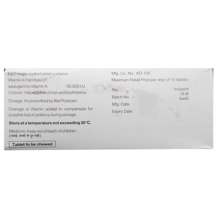 Vitamin A Chewable Tablet