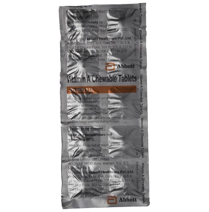 Vitamin A Chewable Tablet