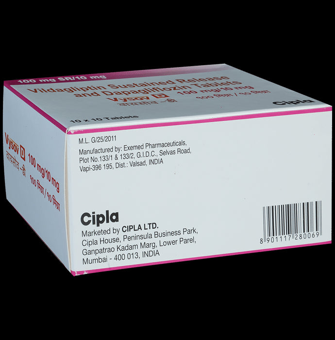 Vysov D 10mg/100mg Tablet SR
