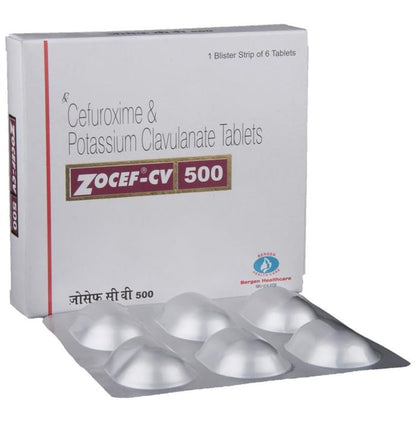Zocef-CV 500 Tablet - Classic Derma