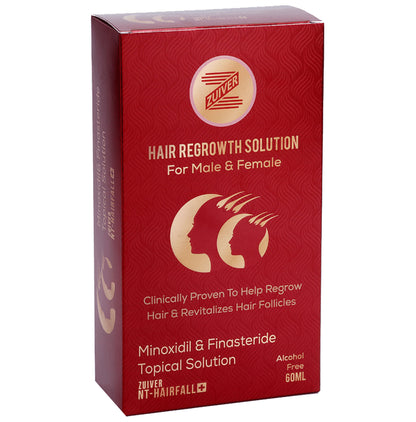 Zuiver Hair Regrowth + Solution Alcohol Free - Classic Derma