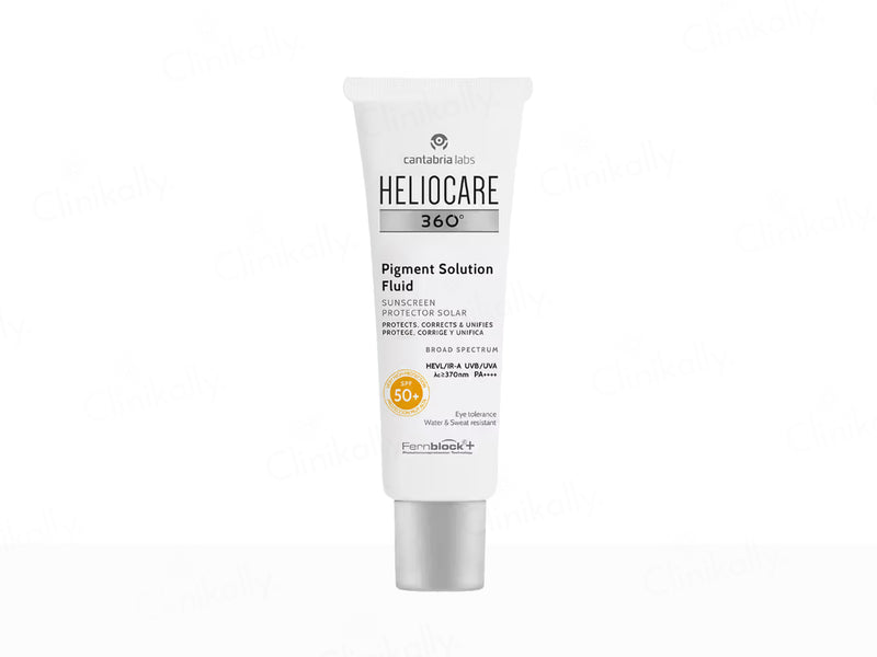 Heliocare 360 Pigment Solution Fluid Protector Solar Sunscreen SPF 50+ PA++++ - Classic derma