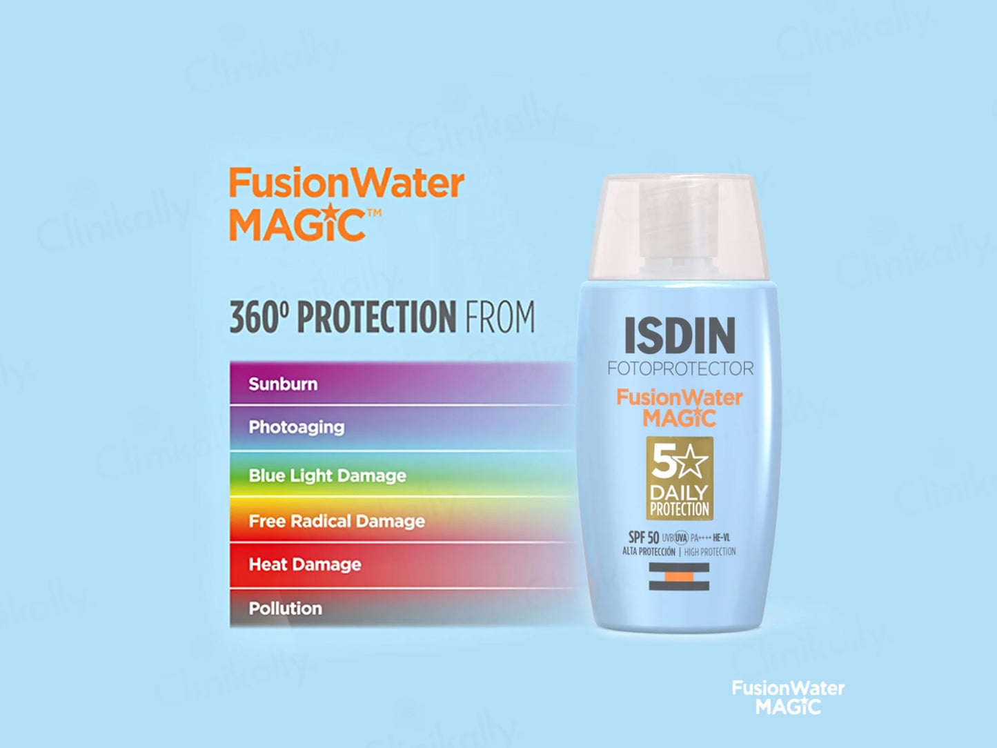 ISDIN Fotoprotector Fusion Water Magic Sunscreen SPF 50 PA++++