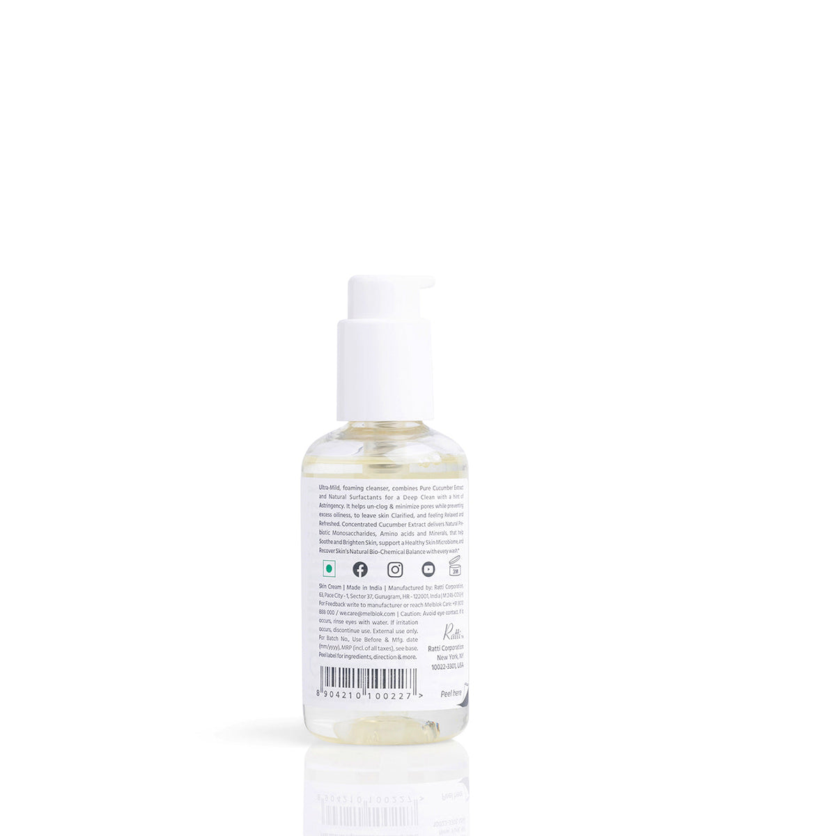 Melblok Bio-Recovery Clear Cucumber Face Wash