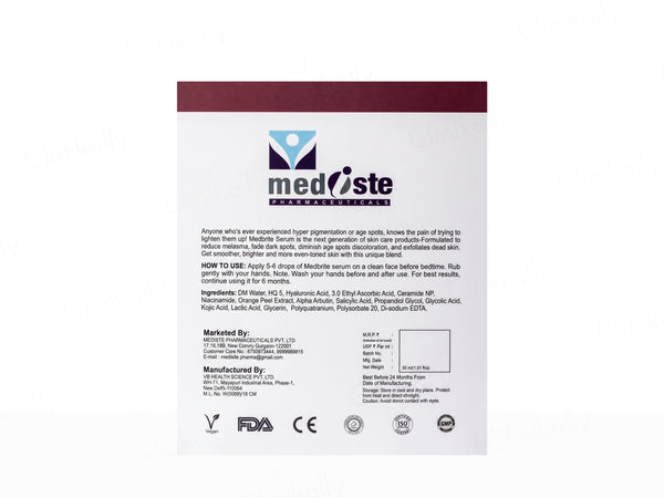 MEDISTE MEDBRITE SERUM (30ML)