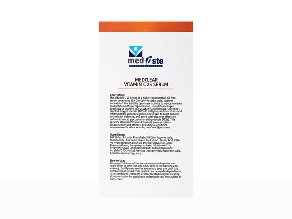MEDISTE AQUA MEDCLEAR VITAMIN C 25 SERUM (30gm)