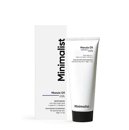 Minimalist Marula Oil 05% Moisturizer with Hyaluronic Acid & Vitamin E - Classic Derma 