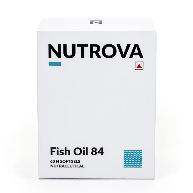 Nutrova Fish Oil 84 | Softgel Capsule for Heart, Brain and Eye Health
