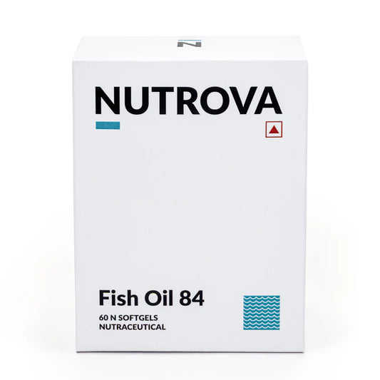 Nutrova Fish Oil 84 | Softgel Capsule for Heart, Brain and Eye Health
