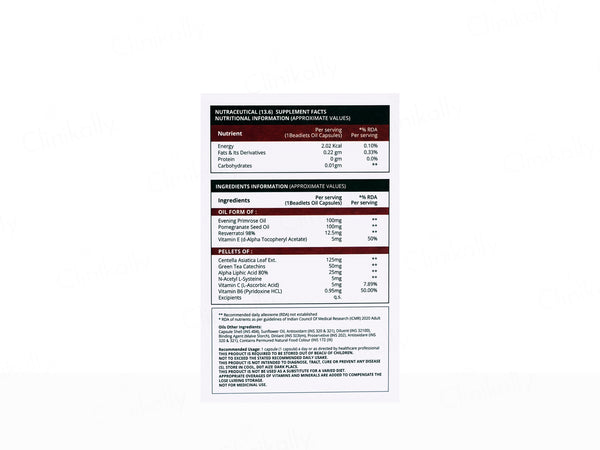 Nusaude Age Defy Nutraceutical Beadlets + Oil Filled Capsule
