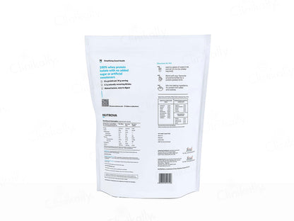 Nutrova Whey Protein Isolate for Muscle Building | Flavour Dark Chocolate