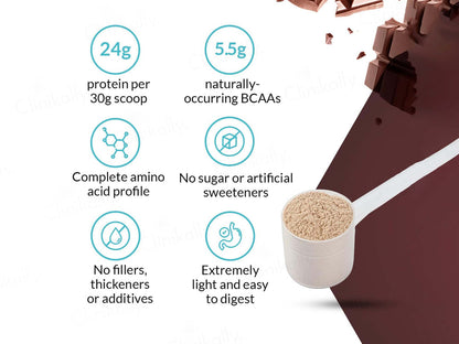 Nutrova Whey Protein Isolate for Muscle Building | Flavour Dark Chocolate