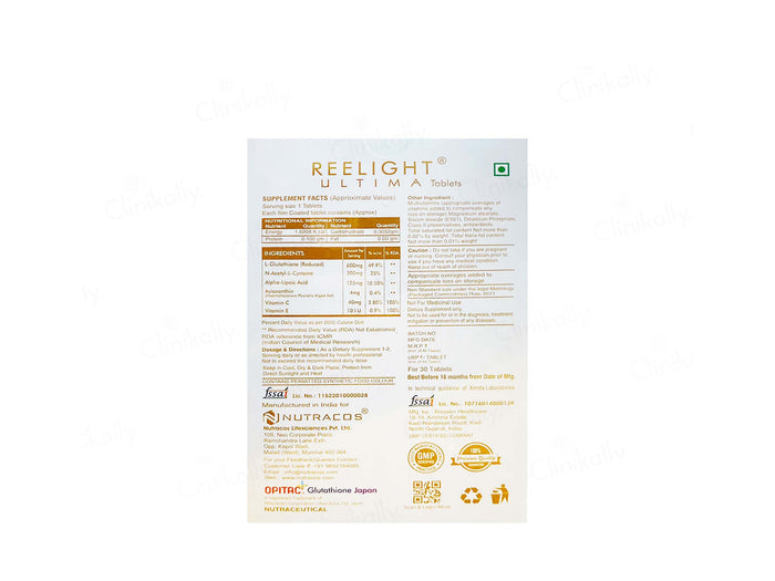 REELIGHT ULTIMA 3*10 TABLETS