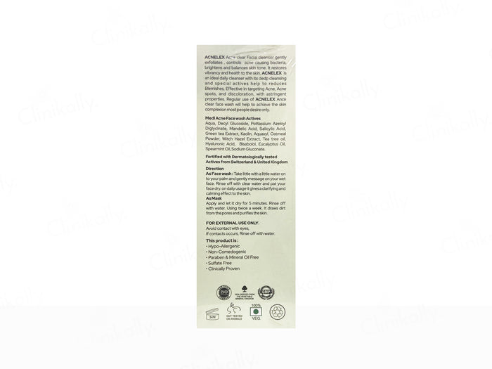 SKINMEDS ACNELEX MEDI ACNE FACE WASH 100ML