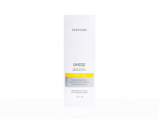 Uvicoz Aqua Sunscreen Gel SPF 50 PA ++++ - Classic derma