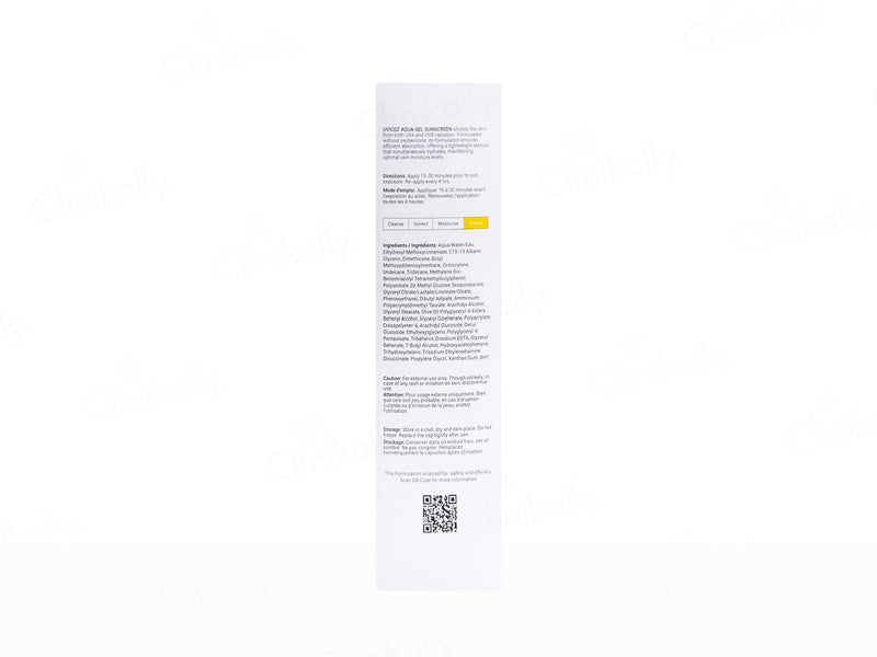 Uvicoz Aqua Sunscreen Gel SPF 50 PA ++++ 60g