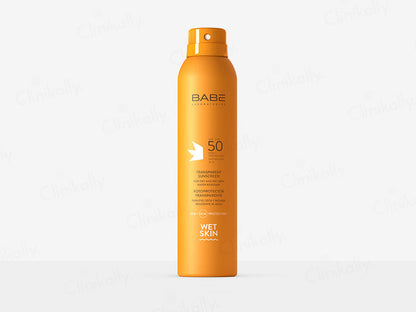 BABE Transparent Sunscreen Wet Skin SPF 50