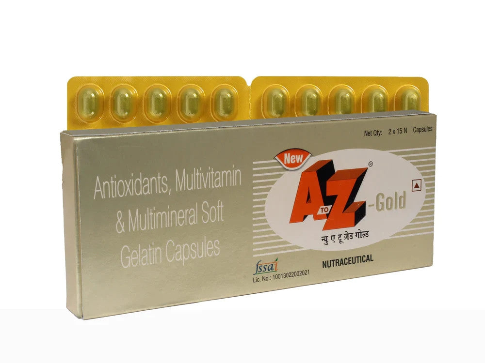 A to Z Gold Soft Gelatin Capsule - Classic Derma