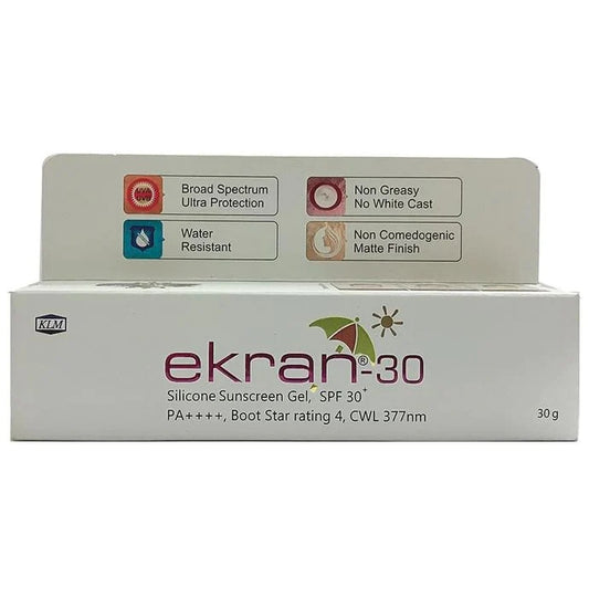 Ekran 30 Silicone Sunscreen Gel - Classic Derma