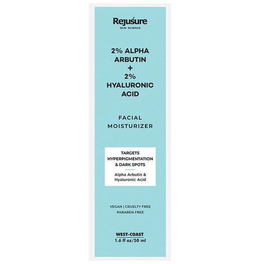 Rejusure 2% Alpha Arbutin + 2% Hyaluronic Acid Facial Moisturizer - Classic Derma