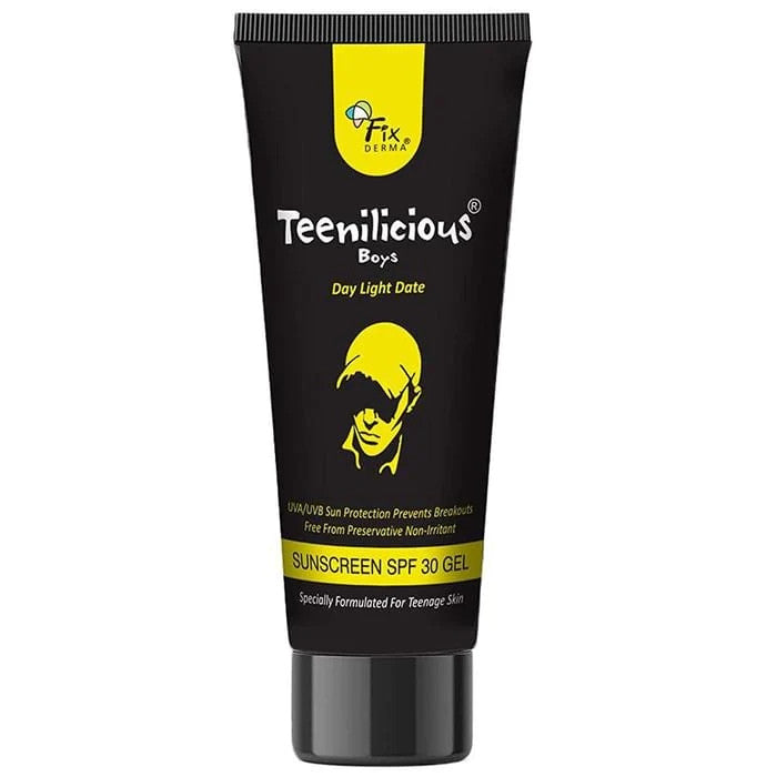 Fixderma Teenilicious Boys Sunscreen Gel SPF 30 - Classic Derma