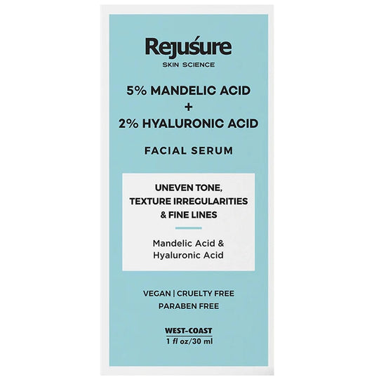 Rejusure 5% Mandelic Acid + 2% Hyaluronic Acid Facial Serum - Classic Derma