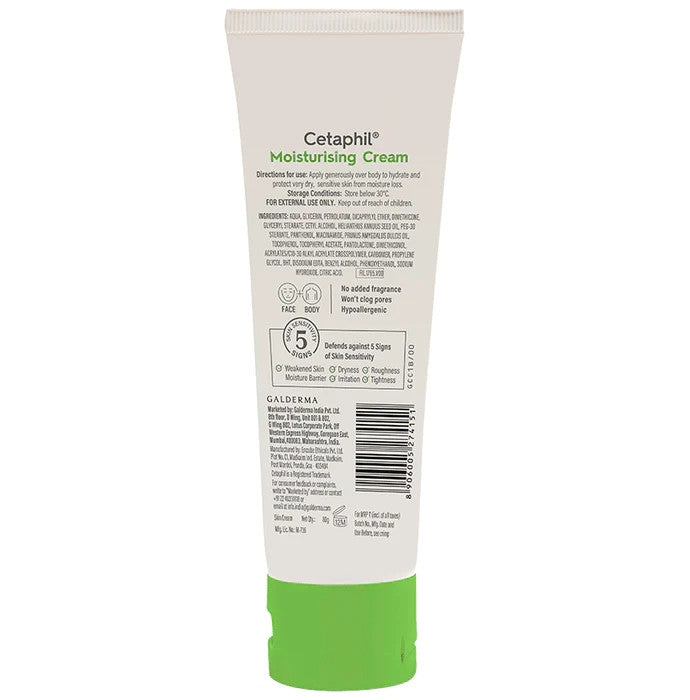 Cetaphil Moisturising Cream Dry to Normal, Sensitive Skin - Classic Derma