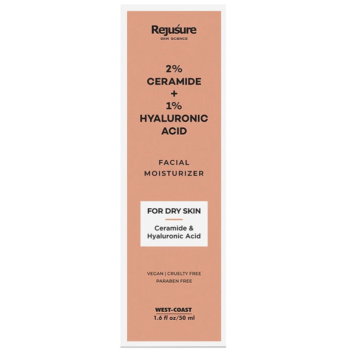 Rejusure 2% Ceramide + 1% Hyaluronic Acid Facial Moisturizer - Classic Derma