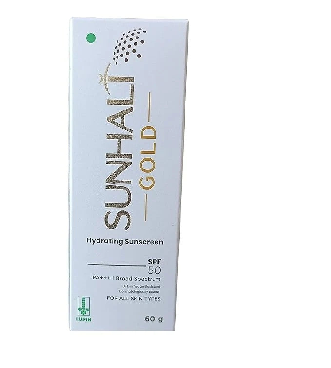 Sunhalt Gold SPF 50 Sunscreen - Classic Derma