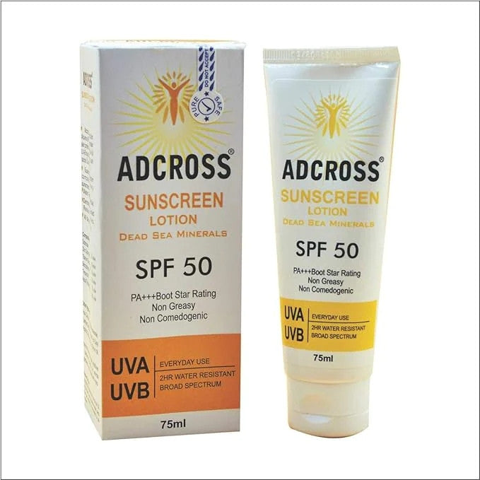 Adcross SPF 50 Sunscreen Lotion-1 - Classic Derma