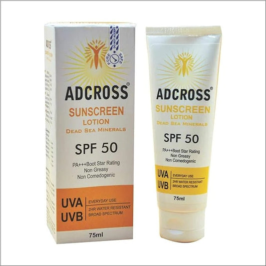 Adcross SPF 50 Sunscreen Lotion-1 - Classic Derma