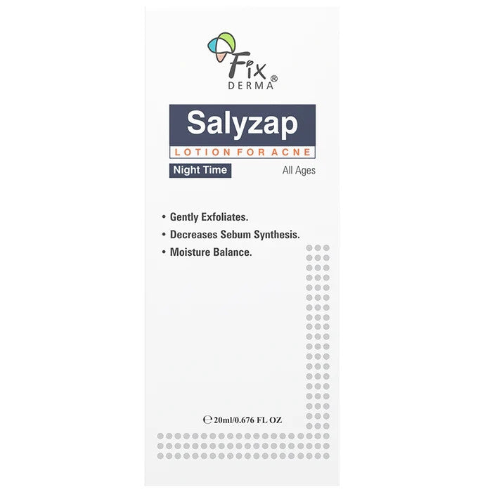 Fixderma Salyzap Lotion For Acne Night Time - Classic Derma