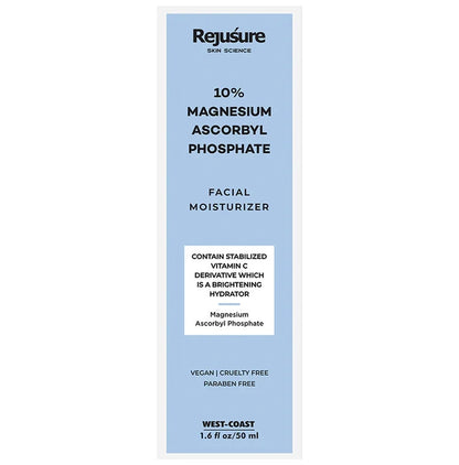 Rejusure 10% Magnesium Ascorbyl Phosphate Facial Moisturizer - Classic Derma